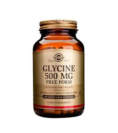Витамин Глицин GLYCINE 500 mg 100 капсул Solgar