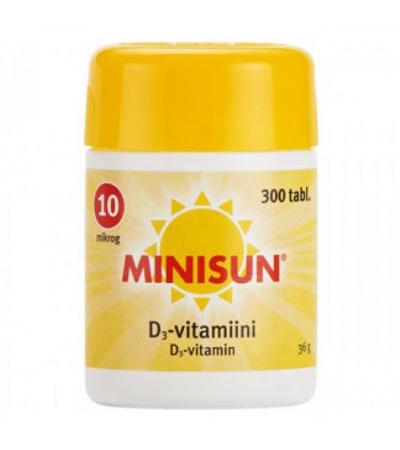 Витамин Minisun D3 10 мкг 300 таблеток  Minisun
