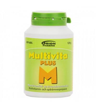 Витамин Multivita Plus витамины и минералы таблетки 200 шт