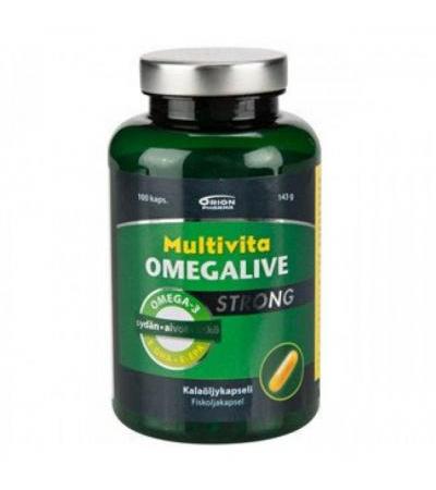 Витамин рыбмий жир Multivita ОмегаLife Strong Omega 3 100 капсул MultiVita