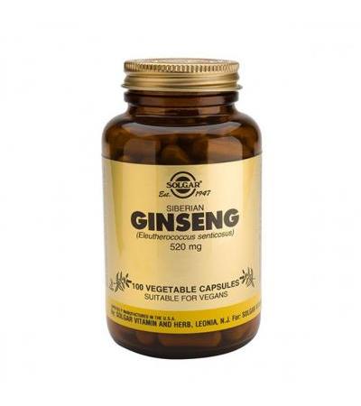 Витамин с экстрактом элеутерококка Siberian Ginseng 520 mg (сибирского женьшеня) 100 капсул Solgar