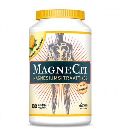 Витамин с магнием MAGNECIT PURUTABLETTI жевательные таблетки 100 шт Decem Pharma