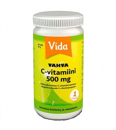 Витамин С Vida Vahva C-vitamiini 500 mg 90 таблеток Vida