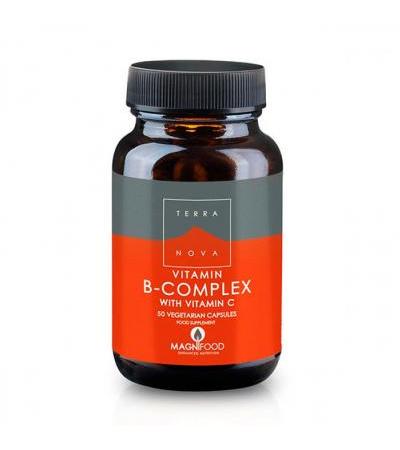 Витаминный комплекс B-Complex with vitamin C 100 капсул Terra Nova