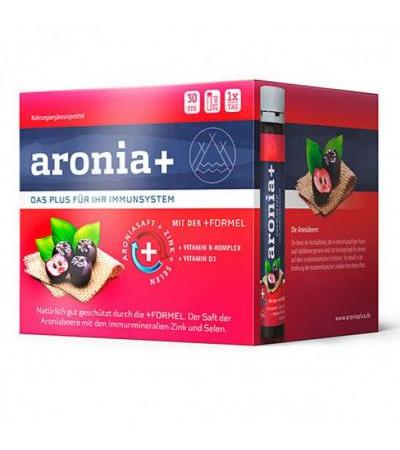 Витаминный комплекс с черной рябиной ARONIA+ IMMUN Monatspackung Trinkampullen 30 X 25 мл URSAPHARM