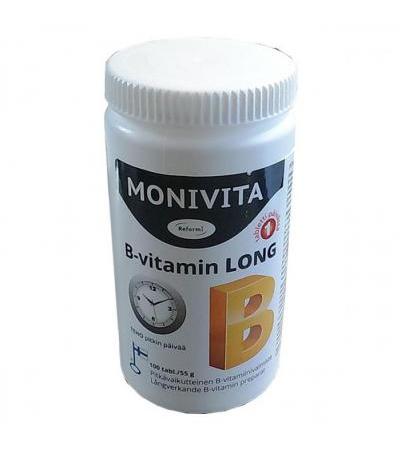 Витамины B-Vitamin Long 100 таблеток Reformi
