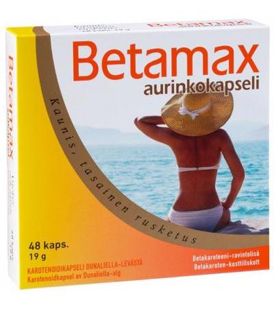 Витамины Betamax для защиты кожи от солнца 48 капсул Hankintatukku