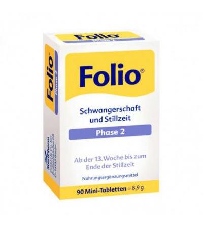 Витамины для беременных с 13 мнедели FOLIO 2 Filmtabletten 90 шт SteriPharm