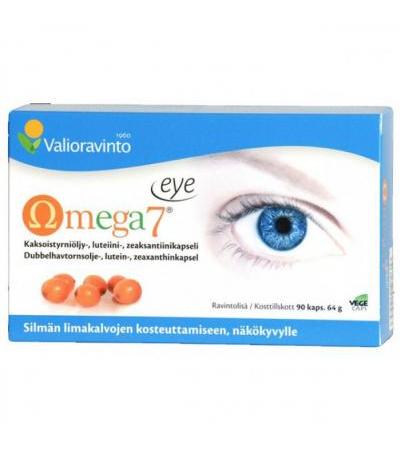 Витамины для глаз Облепиха Omega7-Eye 90 капсул Valioravinto