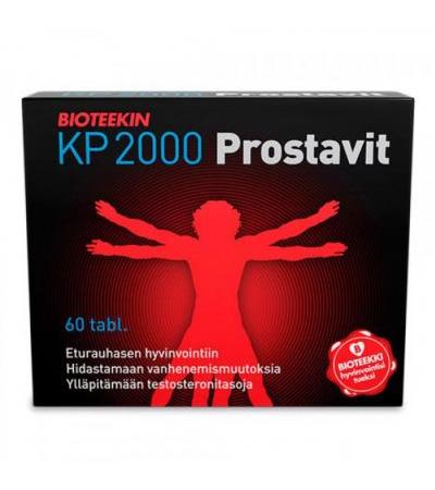 Витамины для мужчин KP 2000 Prostavit 60 таблеток Bioteekki