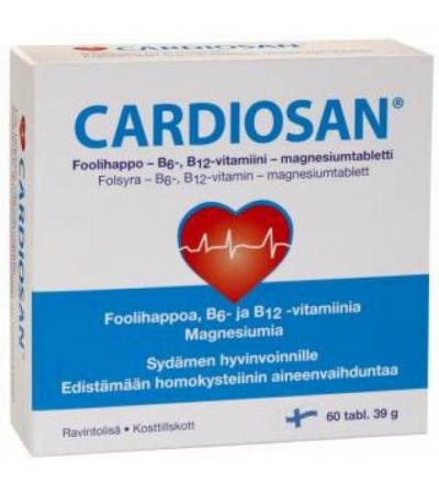 Витамины для сердца CardioSan 60 таблеток Hankintatukku