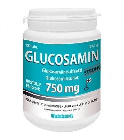 Витамины для суставов Glucosamin 750 мг 120 таблеток Vitabalans
