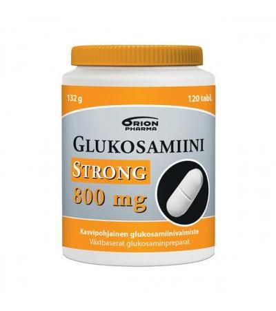 Витамины для суставов с глюкозамином GLUKOSAMIINI STRONG 800 mg 120 таблеток Orion