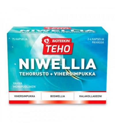 Витамины для суставов сухожилий и связок Teho Niwellia 75 капсул Bioteekki