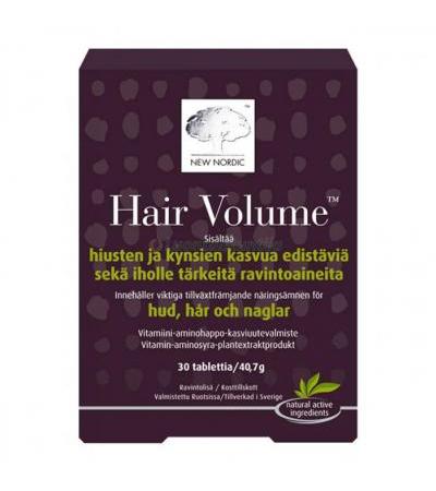 Витамины для волос Hair Volume 90 таблеток New Nordic