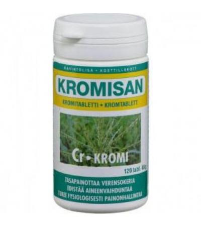 Витамины KROMISAN с хромом 50 мкг 120 таблеток Hankintatukku