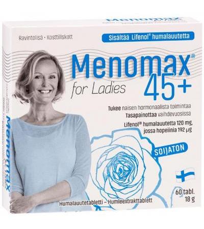 Витамины Menomax 45+ для женщин 60 таблеток Hankintatukku