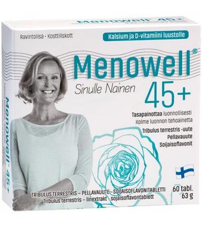 Витамины Menowell 45+  для женщин 60 таблеток Hankintatukku