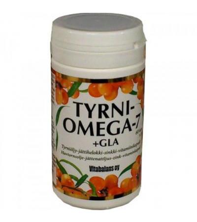 Витамины Облепиха Omega7 Tyrni-Omega7+GLA 60 капсул Vitabalans