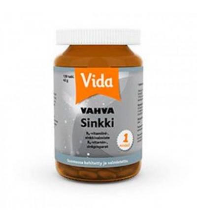 Витамины с цинком Vahva Sinkki 120 таблеток Vida