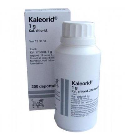 Витамины с калием калеорид Kaleorid 1 g 200 таблеток LEO Pharma