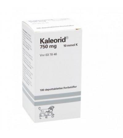 Витамины с калием калеорид Kaleorid 750 mg 250 таблеток LEO Pharma