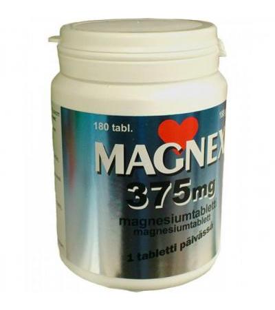 Витамины с магнием MAGNEX 375 mg 180 таблеток Vitabalans