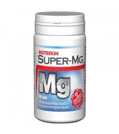 Витамины с магнием SUPER MG 90 таблеток Bioteekki