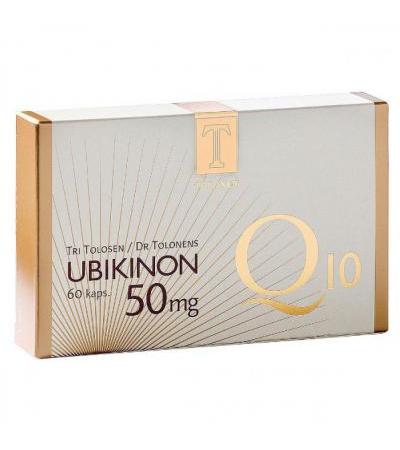 Витамины Ubikinoni 50 mg Q 10 60 капсул Tri Tolonen