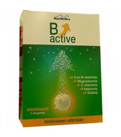 Витамины В-Active шипучие таблетки  3 x 20 шт Midsona