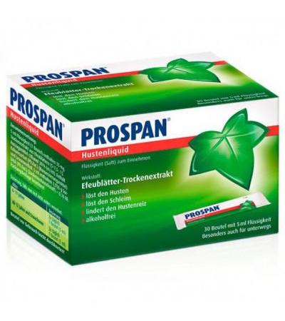 Жидкость от кашля PROSPAN Hustenliquid im Portionsbeutel 30 X 5 мл Prospan