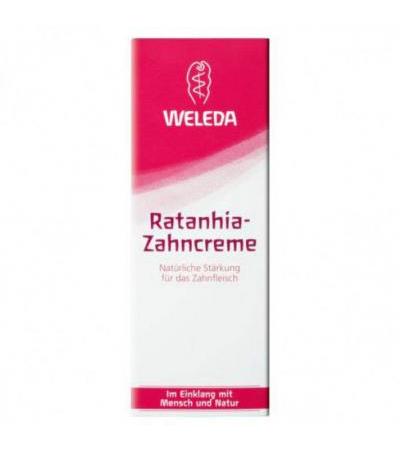 Зубная паста с крамерией WELEDA Ratanhia Zahncreme 75 мл Weleda
