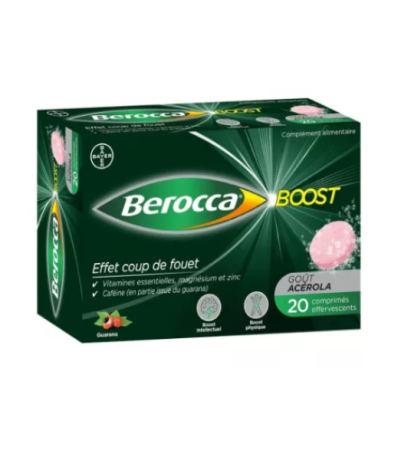 BAYER Berocca - Boost, 20 comprimés effervescents
